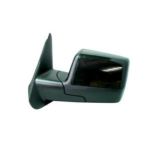 Left Mirror outside rear view Power; Non-Heated; Black; PTM - FORD RANGER 2006-2011