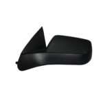 Left Mirror outside rear view Power; Non-Heated; Textured Black; w/Cover - FORD FOCUS 2008-2011