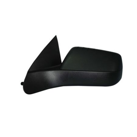 Left Mirror outside rear view Power; Non-Heated; Textured Black; w/Cover - FORD FOCUS 2008-2011