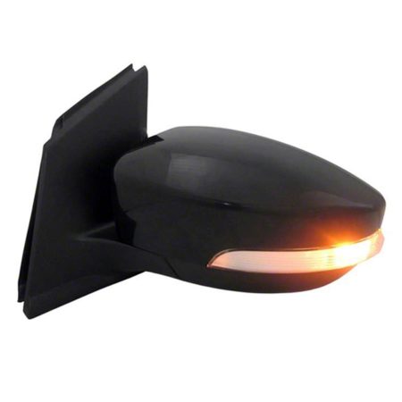 Left Mirror outside rear view Power; Heated; w/o BLIS; w/Signal Lamp; w/Cover; PTM - FORD ESCAPE 2013-2016