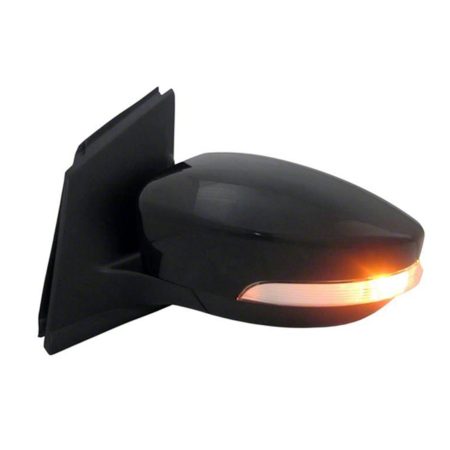 Left Mirror outside rear view Power; Heated; w/BLIS; w/Signal Lamp; w/Cover; PTM - FORD ESCAPE 2013-2016