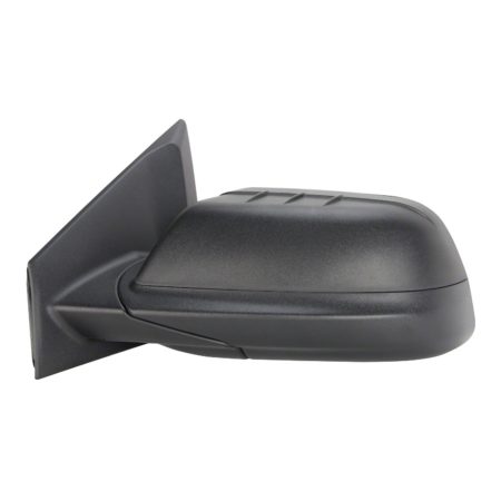 Left Mirror outside rear view Power; From 2-8-11; Textured Black - FORD EDGE 2011-2014