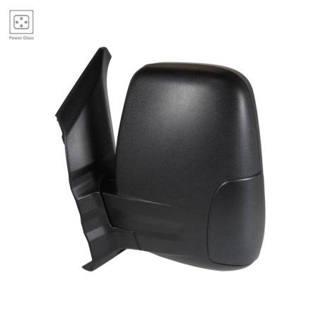 Left Mirror outside rear view Power; Non-Heated; Short Arm; Low Roof - FORD TRANSIT-350 2015-2017