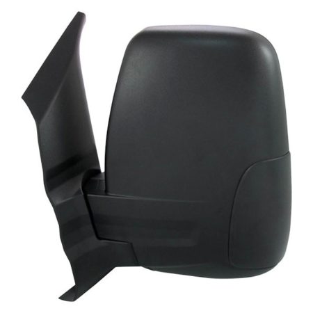 Left Mirror outside rear view Power; Non-Heated; Short Arm; Medium/High Roof; w/Cover; Textured - FORD TRANSIT-350 2018-2019