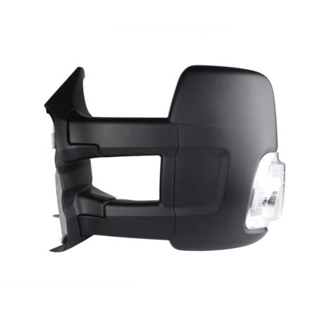 Left Mirror outside rear view Power; Long Arm; Low Roof; Heated; Textured - FORD TRANSIT-350 2015-2019
