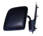 Right Mirror outside rear view manual foldaway paddle; flat; black - FORD E-150 ECONOLINE 1994-2000