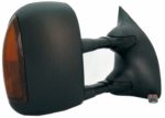 Right Mirror outside rear view telescoping towing mirror; w/signal; w/heater; includes cover - FORD F-250 SUPER DUTY 2003-2007