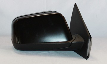 Right Mirror outside rear view w/o Puddle Lamp; Flat Mount; PTM - FORD EDGE 2007-2007