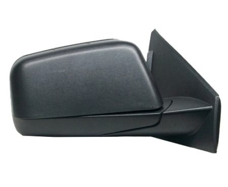 Right Mirror outside rear view Power; Foldaway; w/o Puddle Lamp; Textured Black - FORD EDGE 2008-2008