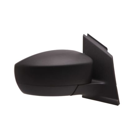 Right Mirror outside rear view Power; Heated; w/o BLIS; w/o Signal Lamp; w/Cover; Black - FORD ESCAPE 2013-2016