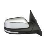 Right Mirror outside rear view Satin Chrome; From 10-22-15 - FORD EXPLORER 2016-2019