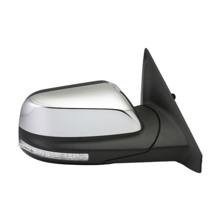 Right Mirror outside rear view Satin Chrome; From 10-22-15 - FORD EXPLORER 2016-2019