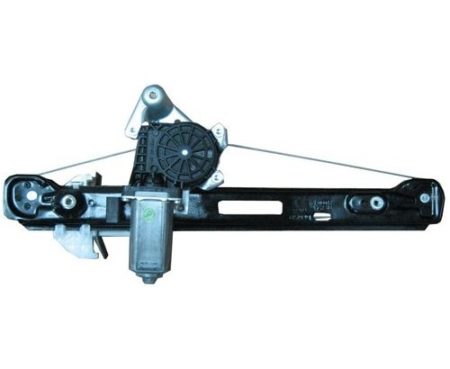 Right Rear door glass regulator Power; w/ Motor - FORD FOCUS 2000-2007