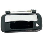 Rear gate handle w/o Platinum Model; Black/Chrome - FORD F-150 2006-2014