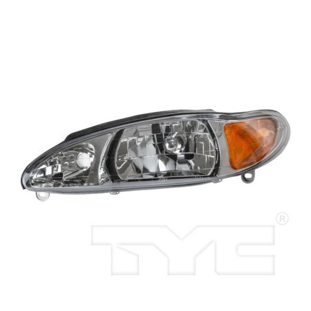 Left Headlamp assy composite 4dr sedan/4dr wagon - MERCURY TRACER 1997-1999