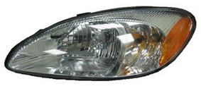 Left Headlamp assy composite except Centennial Edition; w/o bulbs or harness - FORD TAURUS 2003-2003