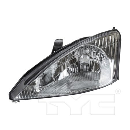 Left Headlamp assy composite except SVT; halogen - FORD FOCUS 2000-2002