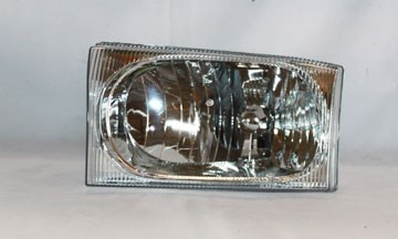 Left Headlamp assy composite Aero design; headlamp only - FORD F-250 SUPER DUTY 2002-2005