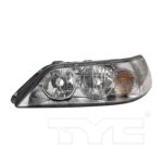 Left Headlamp assy composite w/o HID - LINCOLN TOWN CAR 2003-2004