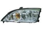 Left Headlamp assy composite except SVT; halogen; w/o bulbs or sockets - FORD FOCUS 2005-2007