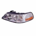 Left Headlamp assy composite w/HID - LINCOLN TOWN CAR 2005-2011