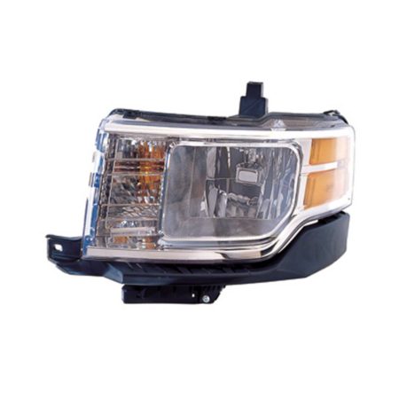 Left Headlamp assy composite Halogen - FORD FLEX 2009-2012