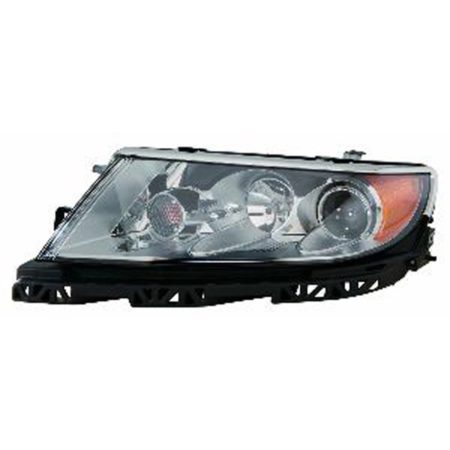 Left Headlamp assy composite Halogen; w/o Sport Appearance Pkg - LINCOLN MKZ 2010-2012