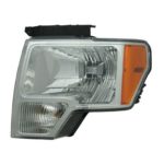 Left Headlamp assy composite XLT|XTR|STX|XL|FX4|KING RANCH|LARIAT|PLATINUM|HARLEY-DAVIDSON CAPA - FORD F-150 2013-2013