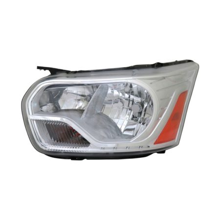 Left Headlamp assy composite To 9-2-15; w/Chrome Trim - FORD TRANSIT-350 2015-2016