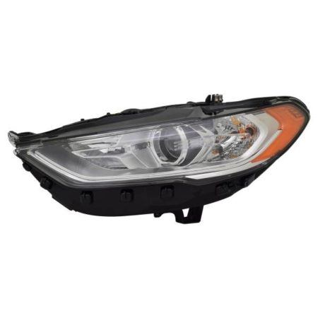 Left Headlamp Assy Composite Halogen; w/o Signature Lighting - FORD FUSION 2017-2020