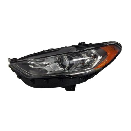 Left Headlamp assy composite Halogen; w/Signature Lighting - FORD FUSION 2017-2020