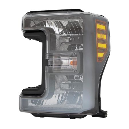 Left Headlamp assy composite CREW CAB; Halogen; w/Sport Pkg - FORD F-250 SUPER DUTY 2019-2019