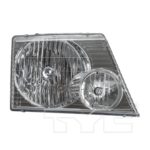 Right Headlamp assy composite except Sport; lens/houing assembly - FORD EXPLORER 2002-2005