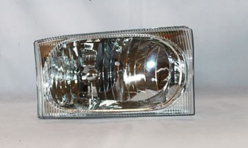 Right Headlamp assy composite Aero design; headlamp only - FORD F-350 SUPER DUTY 2002-2005