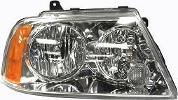 Right Headlamp assy composite Halogen - LINCOLN NAVIGATOR 2003-2003