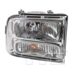 Right Headlamp assy composite w/o harley-davidson; To 12-6-04; w/kentuky plant; From 12-7-04 CAPA - FORD F-250 SUPER DUTY 2004-2007