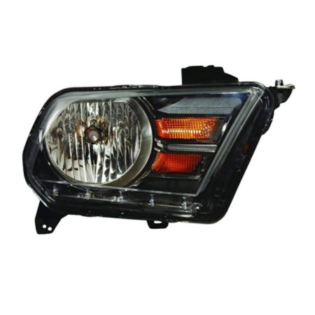 Right Headlamp assy composite BASE; Halogen - FORD MUSTANG 2010-2014