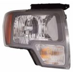 Right Headlamp assy composite From 5-1-10; Sterling Gray Trim - FORD F-150 2010-2010