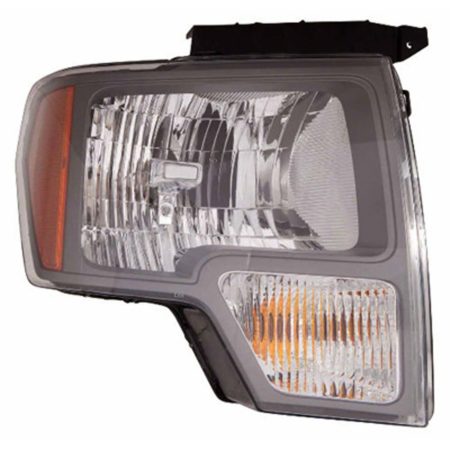 Right Headlamp assy composite From 5-1-10; Sterling Gray Trim - FORD F-150 2010-2010
