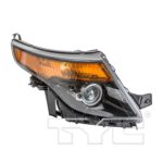 Right Headlamp assy composite SPORT; Halogen - FORD EXPLORER 2013-2015