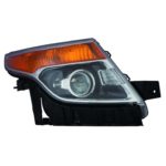 Right Headlamp assy composite POLICE; w/o Strobe Lamp - FORD POLICE INTERCEPTOR UTILITY 2013-2015