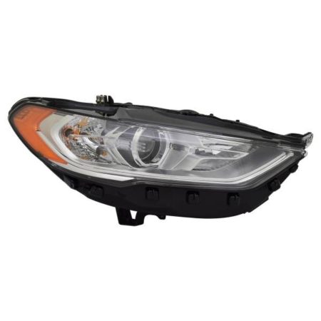 Right Headlamp Assy Composite Halogen; w/o Signature Lighting - FORD FUSION 2017-2020