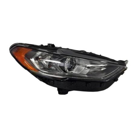 Right Headlamp assy composite Halogen; w/Signature Lighting - FORD FUSION 2017-2020