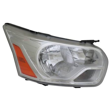 Right Headlamp Assy Composite From 9-2-15; w/Chrome Trim