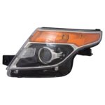Left Headlamp lens/housing HID; From 1-14-11 - FORD EXPLORER 2011-2015