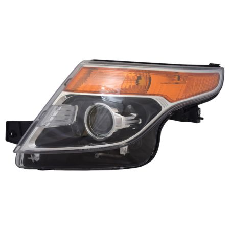 Left Headlamp lens/housing HID; From 1-14-11 - FORD EXPLORER 2011-2015