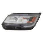 Left Headlamp Lens/Housing LIMITED/PLATINUM/XLT; HID - FORD EXPLORER 2016-2018