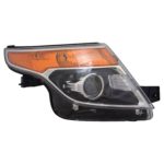 Right Headlamp lens/housing HID; From 1-14-11 - FORD EXPLORER 2011-2015