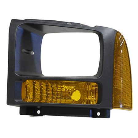 Left Parklamp assy all; w/o Bulbs & Sockets; Grey Bezel - FORD F-250 SUPER DUTY 2005-2005