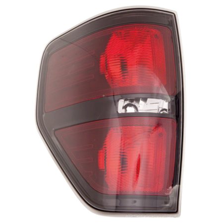 Left Taillamp Lens/Housing HARLEY-DAVIDSON/SVT RAPTOR; Styleside; Black Accent - FORD F-150 2010-2014
